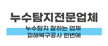 미추홀구 누수탐지 및 피해복구공사 전문